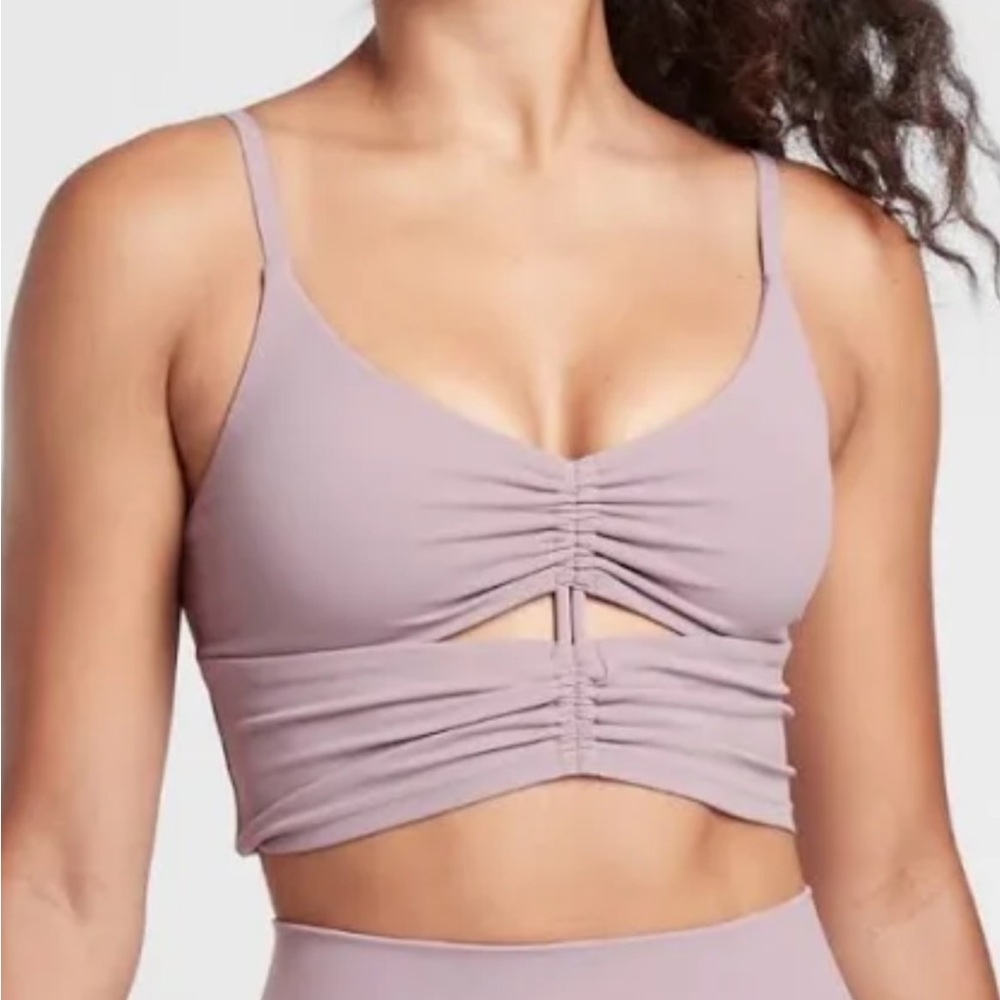 Athleta Cinch Crop Top in blue